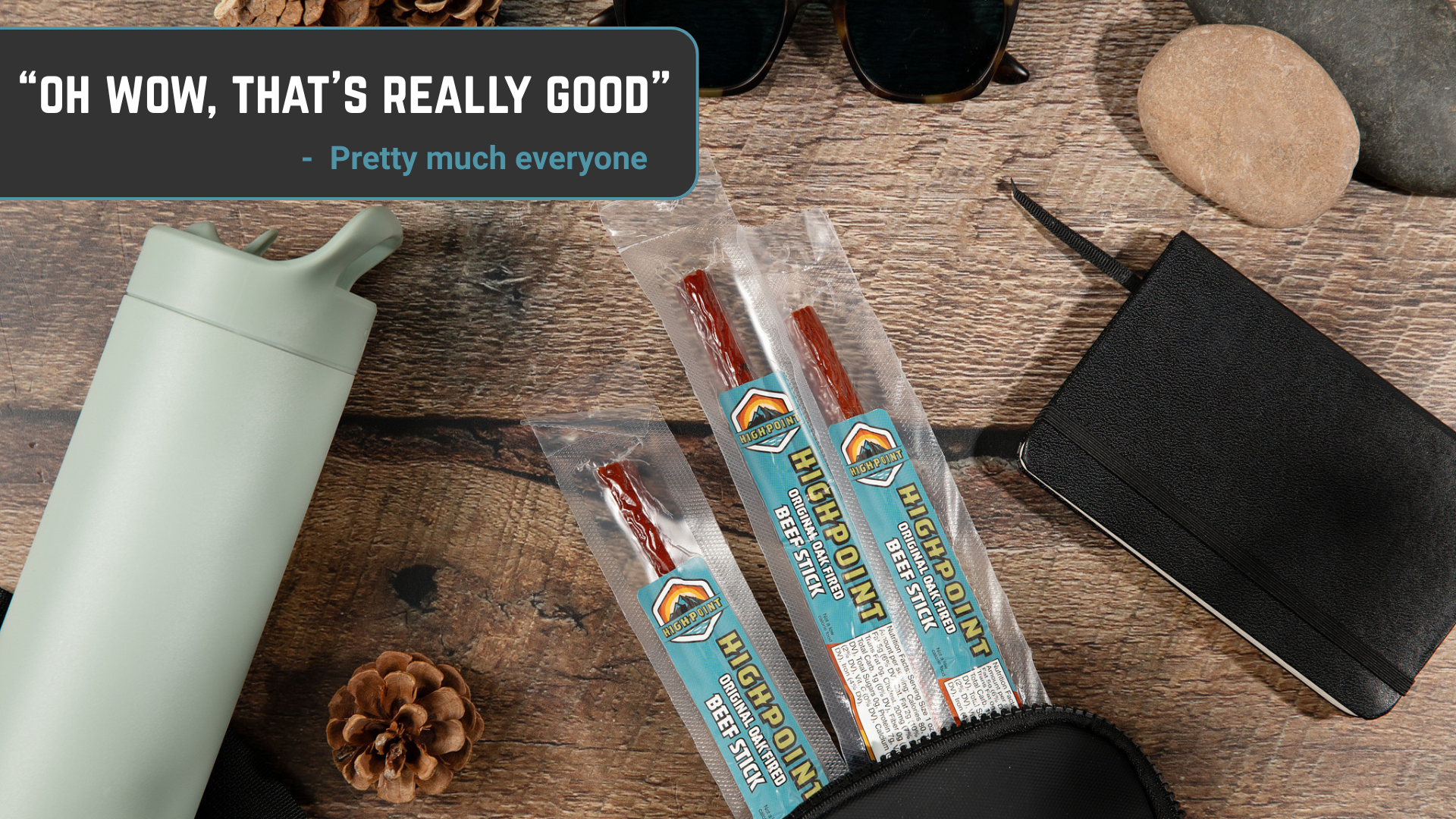 Highpoint Original Oak Fired Beef Sticks